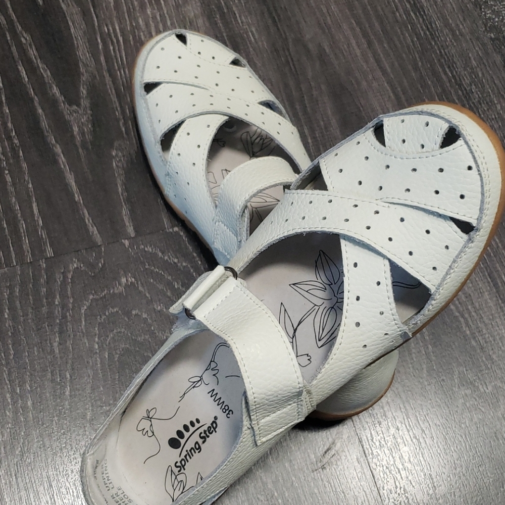 SPRING STEP leather shoes, size 38WW (8)